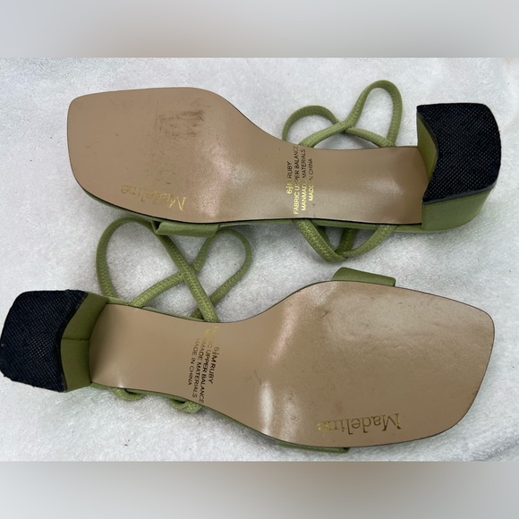 Madeline, light green chunky heels - Picture 4 of 4